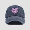 Sweet Heart Printed Visor Baseball Cap  For Man Women Hiking Fishing Vacation