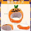 BEAUTY PLAYER Halloween Pet Costume Pumpkin Hat Transformation Photo Prop Party Cats Puppies
