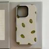 Luxury Withered Cucumber Slices Phone Case for iPhone 17 16 15 14 13 12 11 Air Pro Max Plus Luxury Double-layer Back Cover