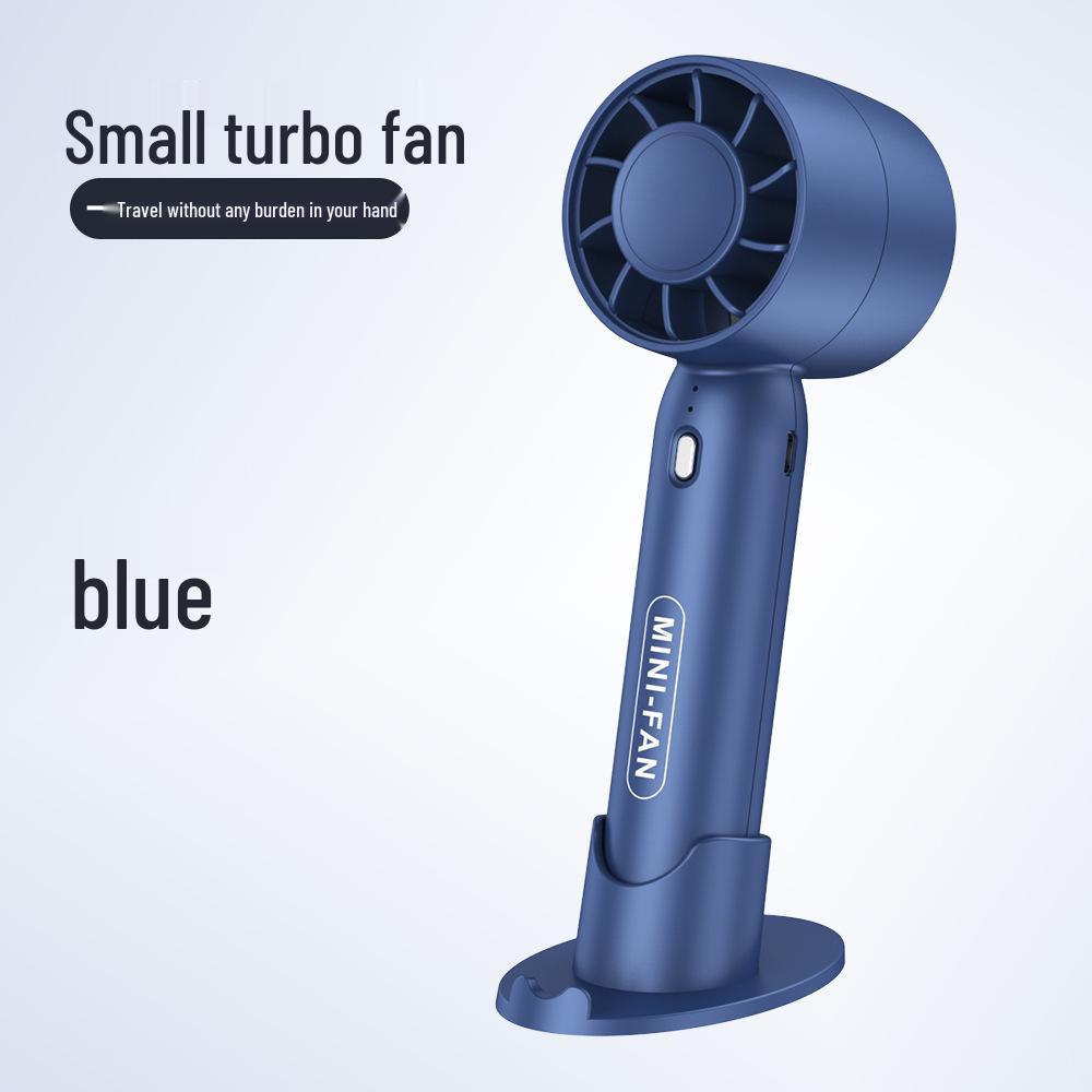 T35 High-Speed Handheld Fan with Wheels, USB Powered Mini Portable Turbine Fan 31*50*145