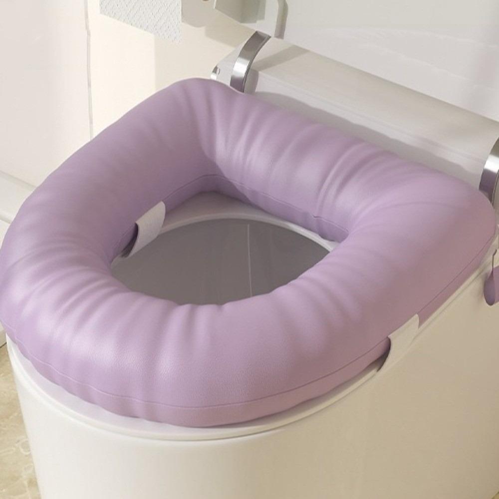 Waterproof Toilet Seat Cushion Height Increasing Leather Toilet Seat Toilet Seat Cover Washroom
