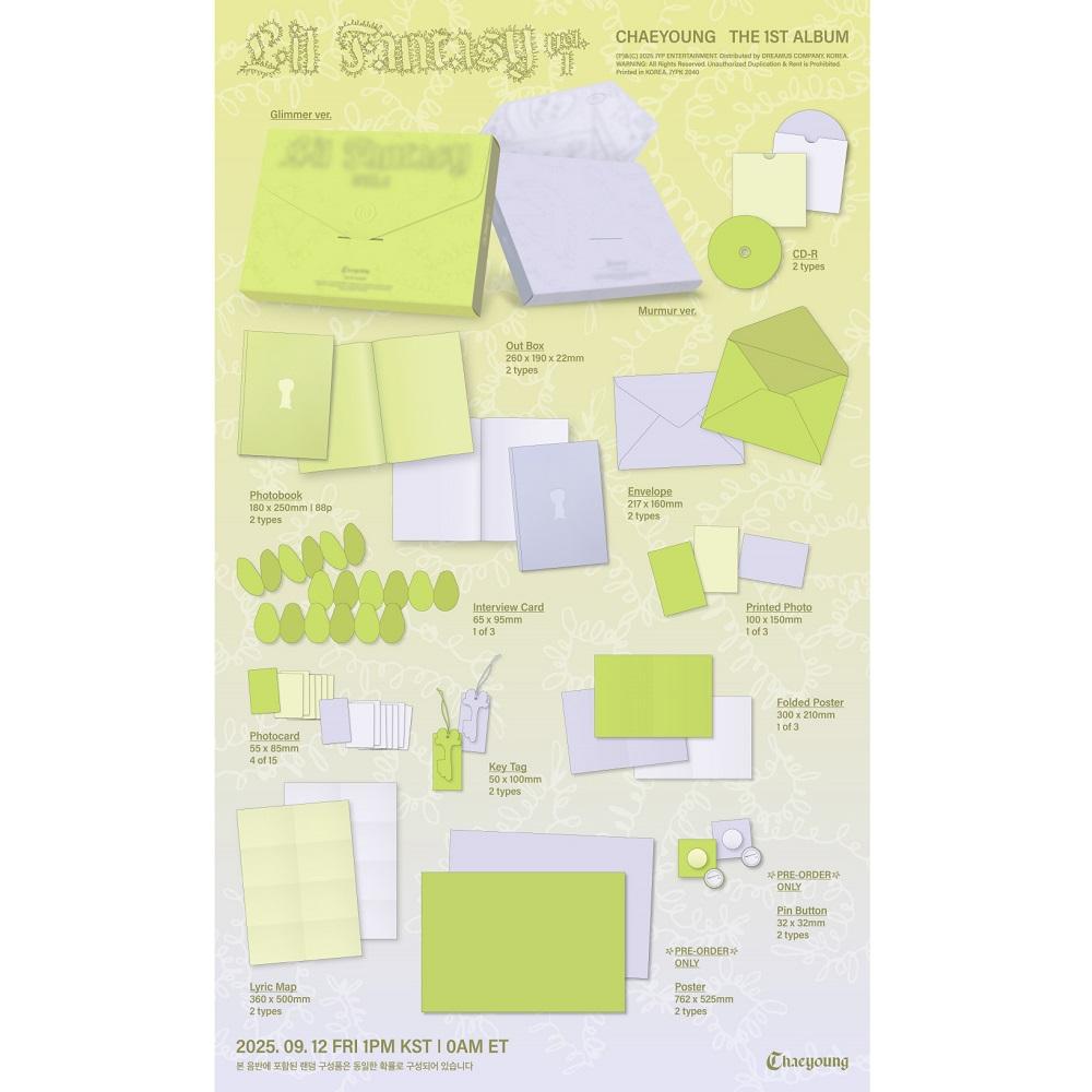 CHAEYOUNG - Vol.1 LIL FANTASY Vol.1 CD+Pre-Order Gift+Folded Poster