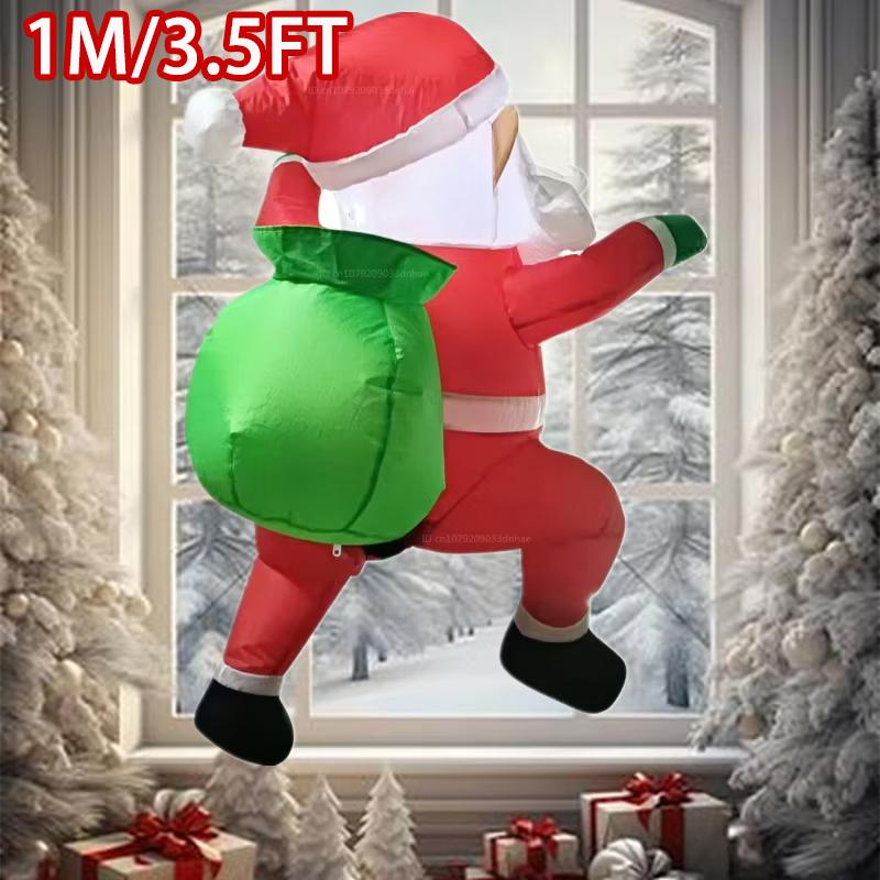 Christmas Snowman Inflatable Outdoor Decoration, for Party Indoor, Outdoor, Garden Winter Decor,Party & Holiday DIY Decorations