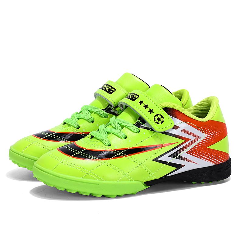 Kids Soccer Shoes Fashion Luxury Original Football Sneakers Field Training Turf Non-slip Teen Football Tournament Shoes for Boy
