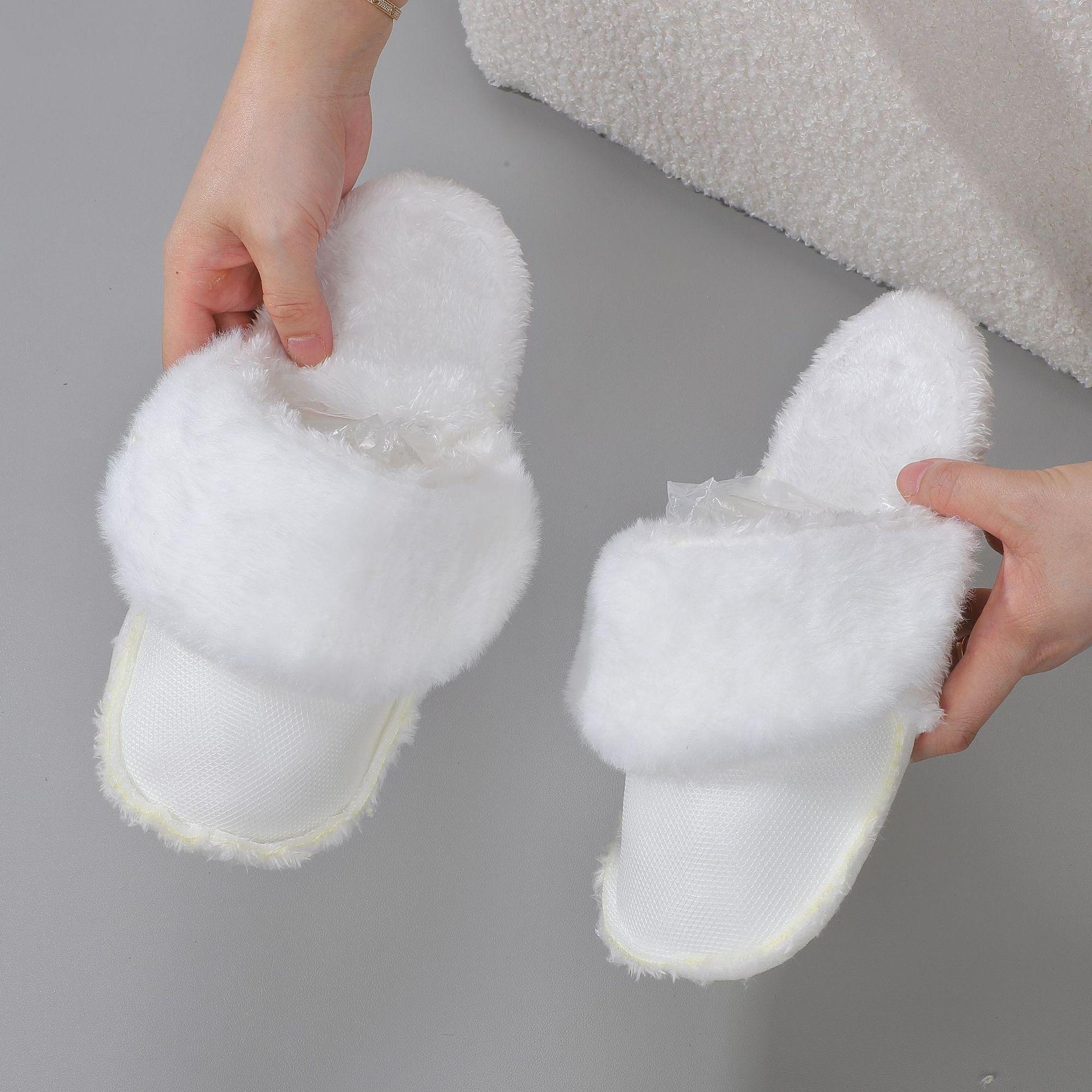 

Тапочки из хлопка со съемной подкладкой и плюшевой стелькой для зимнего тепла 42/43 code