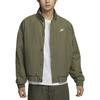 Nike Club Futura Fashion Bequeme Weiche Vielseitige Langarmjacke Herren Jacke Olivgrün Weiß FZ0657222