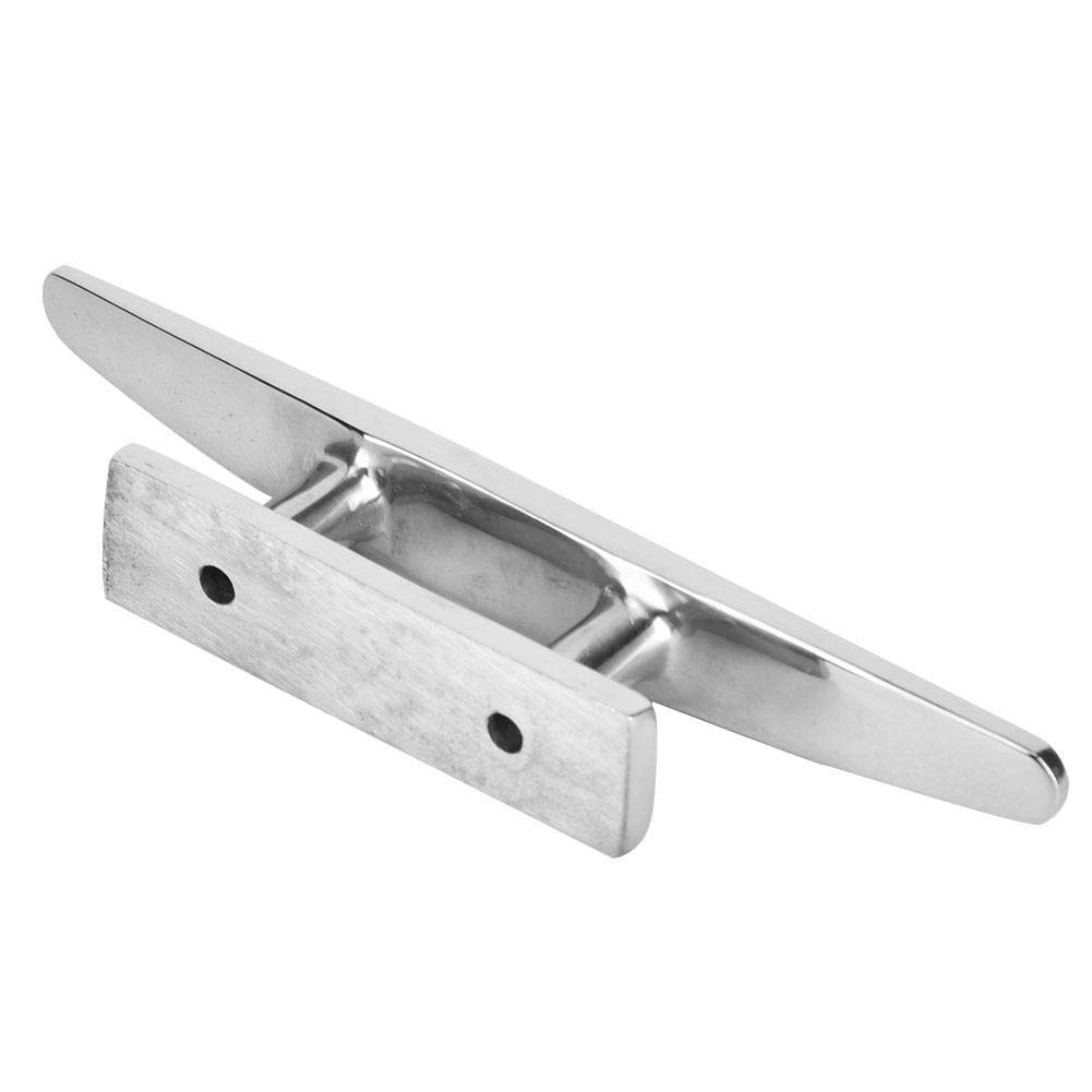 Dock Cleats Mooring Boat Deck Cleat Boat Rope Cleats Stainless Steel Open Base Cleats Polished Boat Supplies 5