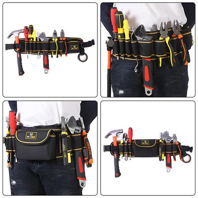 Tool Bag Hardware Tool Pocket Repair Tool Storage Bag Multi-function Waist Pack Oxford Cloth Wrench Pliers Storage Bag