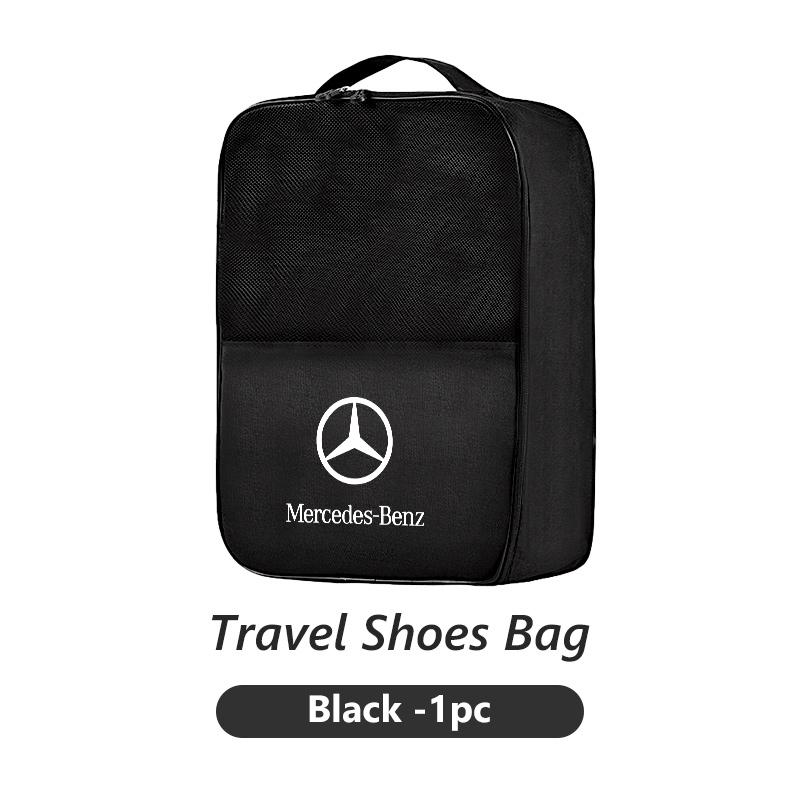 

Travel Organizer Car Storage Bag Folding Luggage Shoe Tidy Pouch For Mercedes Benz W202 W212 W126 W140 W168 W177 CLS GLE GLC GLS