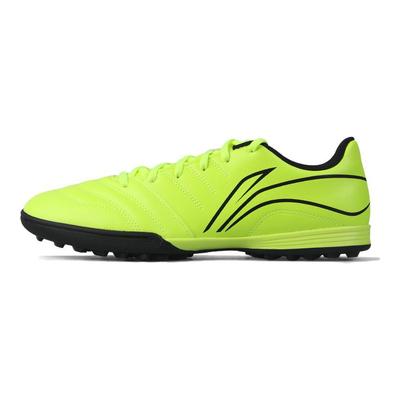 Li Ning TF Turf Artificial Turf Synthetic Leather Slip Resistant Abrasion Resistant Soccer Shoes Unisex Neon Green YSTU039-6