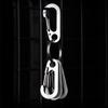 10Pcs Small Carabiner Clip for Key, Backpacks Camping Outdoor Carabiner Clip Stainless Steels Keyring Clip Snap Hook Set