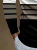 Spring Men's Zipper Long Sleeved Polo Shirt, Comfortable Polyester Fiber Casual Contrasting Color Outfit Suitable for Daily Outings and Entertainment