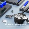 12-Piece Watch Repair Kit: Case Opener, Repair Stand, Fixing Stand, Rear Cover Tool Combination Set.