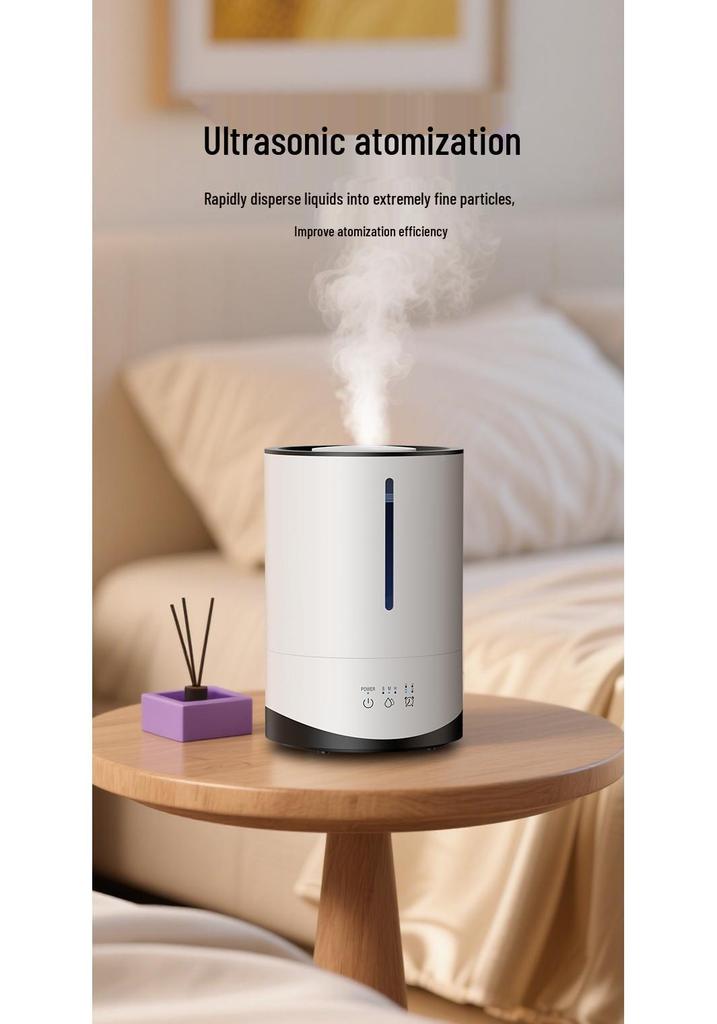 5L Large Capacity Humidifier for Home & Office with Touch Controls and Aroma Diffuser