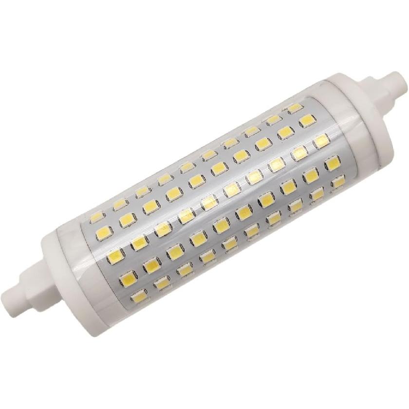 QLEE R7s Led Bulb 118mm Dimmable 4.7 Inch J 118 15W 120v 1500lm FloodLight Floor Standing Light J Type Led Bulb Replacement Tungsten Halogen 100w