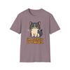 Unisex Softstyle T-Shirt Round-Faced Cat Funny I’m Allergic To Smiles Pet Tee
