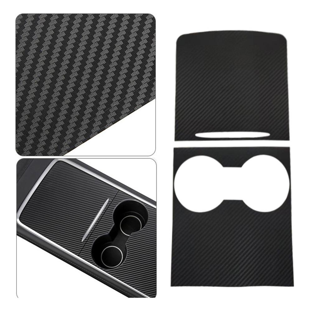 Central Control Panel Protective Sticker TPU Patch Decals Car Central Control Panel Sticker Accessories for Tesla Model 3 Y 2025