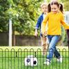 10Pcs Metal Garden Fences 13x24Inch Square Flower Edging Wire Border Panel Fencing Animal Barrier Fence for Patio Yard