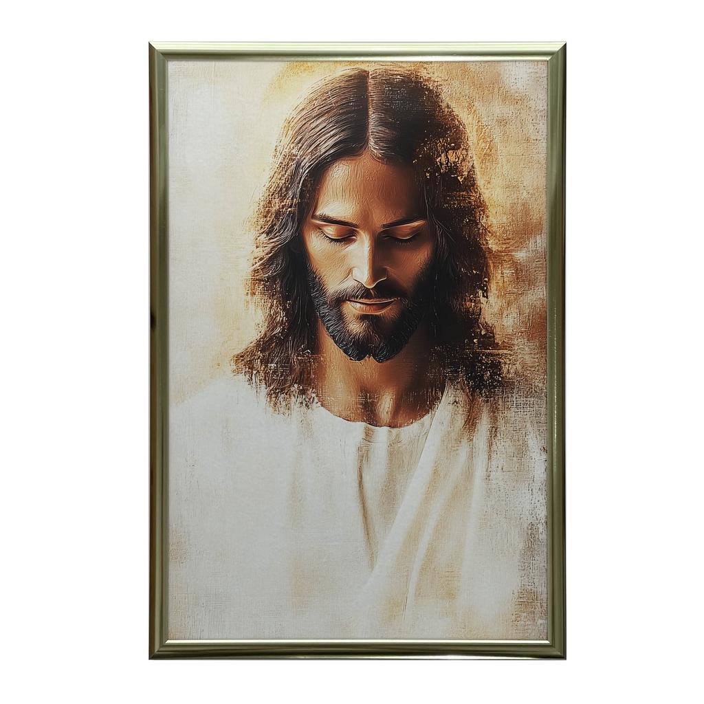 Jesus In The Peace Of The Heart Jesus In The Peace Of The Heart, 70X100 Cm, Unframed, Matte Paper 230 Gsm