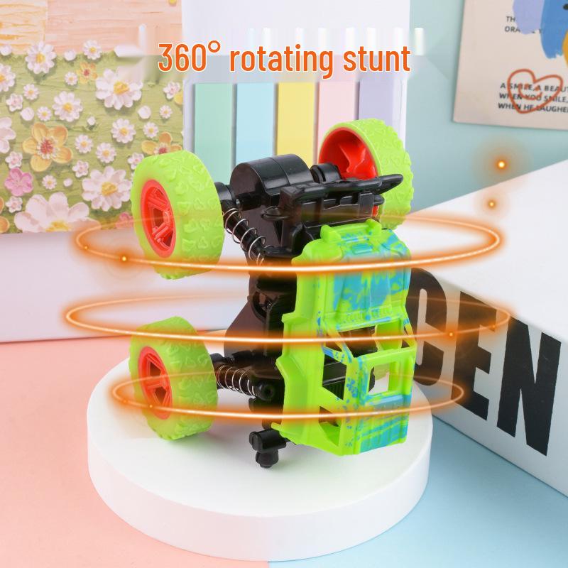Children's Inertial Stunt Off-Road Toy Car - Drop-Resistant Model Vehicle