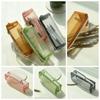 Large Capacity Stationery Bag Desktop Organizer Pencil Bag Vintage   School