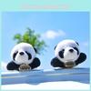Doce E Adorável Pingente de Pelúcia de Ovelha Branca de 15cm Broche de Panda Brinquedo Chaveiro Para uma Atmosfera Alegre