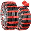 Snow Chains For Car Tires Tightening Traction Cable Tie Anti-Skid Tire Snow Chains For Drivers Men Adults Car Vehicle Motorcycle