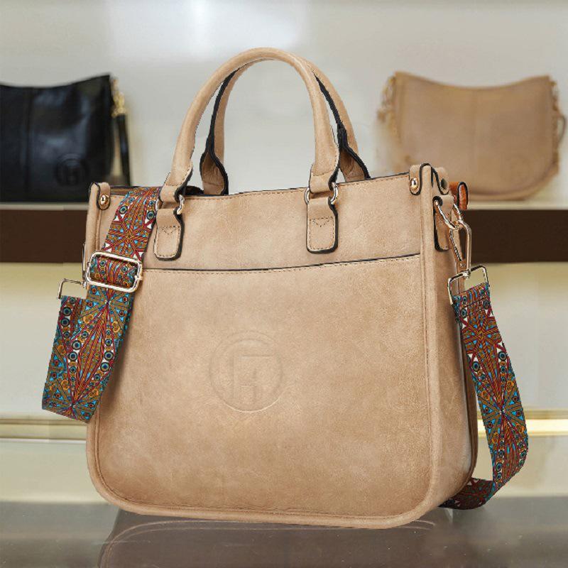 

HF Retro Women s Crossbody Bag 2024 - Large Capacity, Fashionable, High-End Single Shoulder Design.
