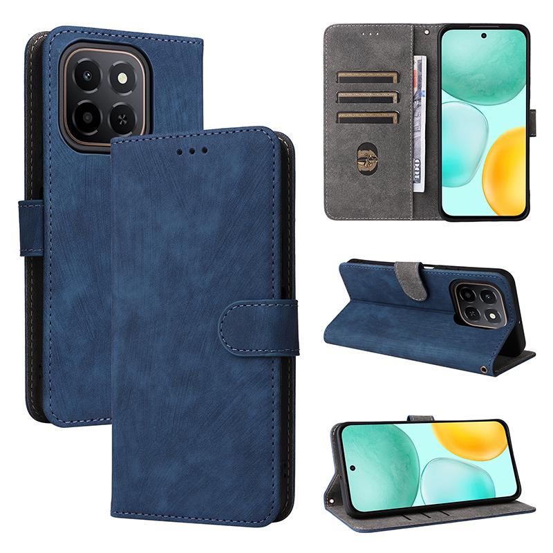 Flip Cover für Honor X6C 4G PU-Leder Ganzkörperschutz [RFID-Blockierung] Handyhüllen Wallet Cover