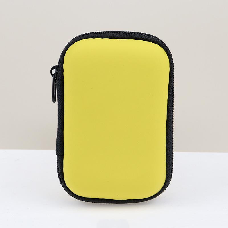 Eva Storage Bag for Earphones, CCD Camera, and Data Cable - Compact PU Zipper Design