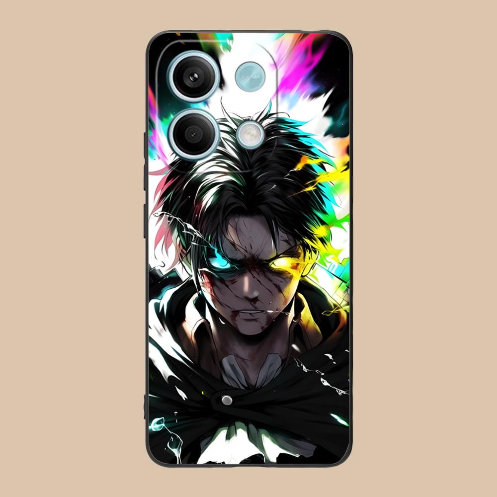 AOT Eren Yeager Matte TPU Mobile Phone Case for Xiaomi 15 14 13 12 Mi 11 T Ultra Lite Pro S X 5G Colorful Printing Cover