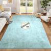 HNK Rijeka Carpet Door Mat for Living Room or Bedroom Protective Mat Under Chair Office Decoration Christmas Gift Birthday Present