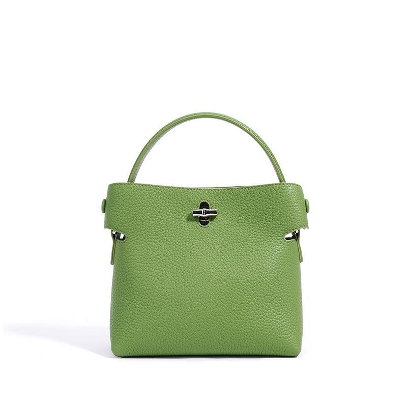 

Кожаная женская сумка-мессенджер для通勤, сумочка, нишевая, высококлассная, летняя сумка, женская новая сумка-ведро