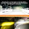 Motorrad LED Linsenscheinwerfer Doppellinsen Zusatzscheinwerfer OffRoad ATV Nebelscheinwerfer Weiß Gelb Hallo/Abblendlicht Mini Fahrlicht