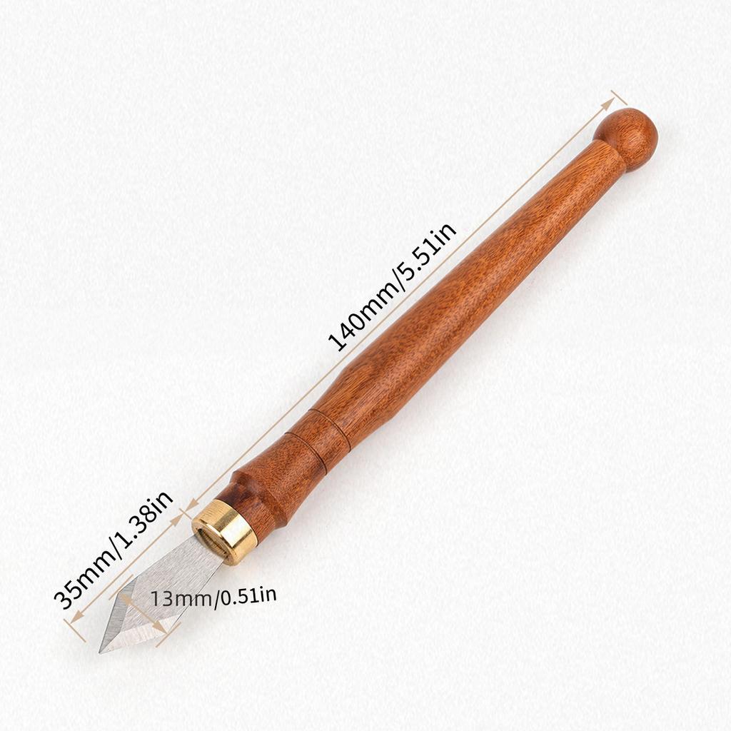 Drewniane narzędzie nóż do rzeźbienia z podwójną fazą, precyzyjne noże do dłutowania z ostrzami ze stali wysokowęglowej do majsterkowania, rzeźbienia, dla stolarza
