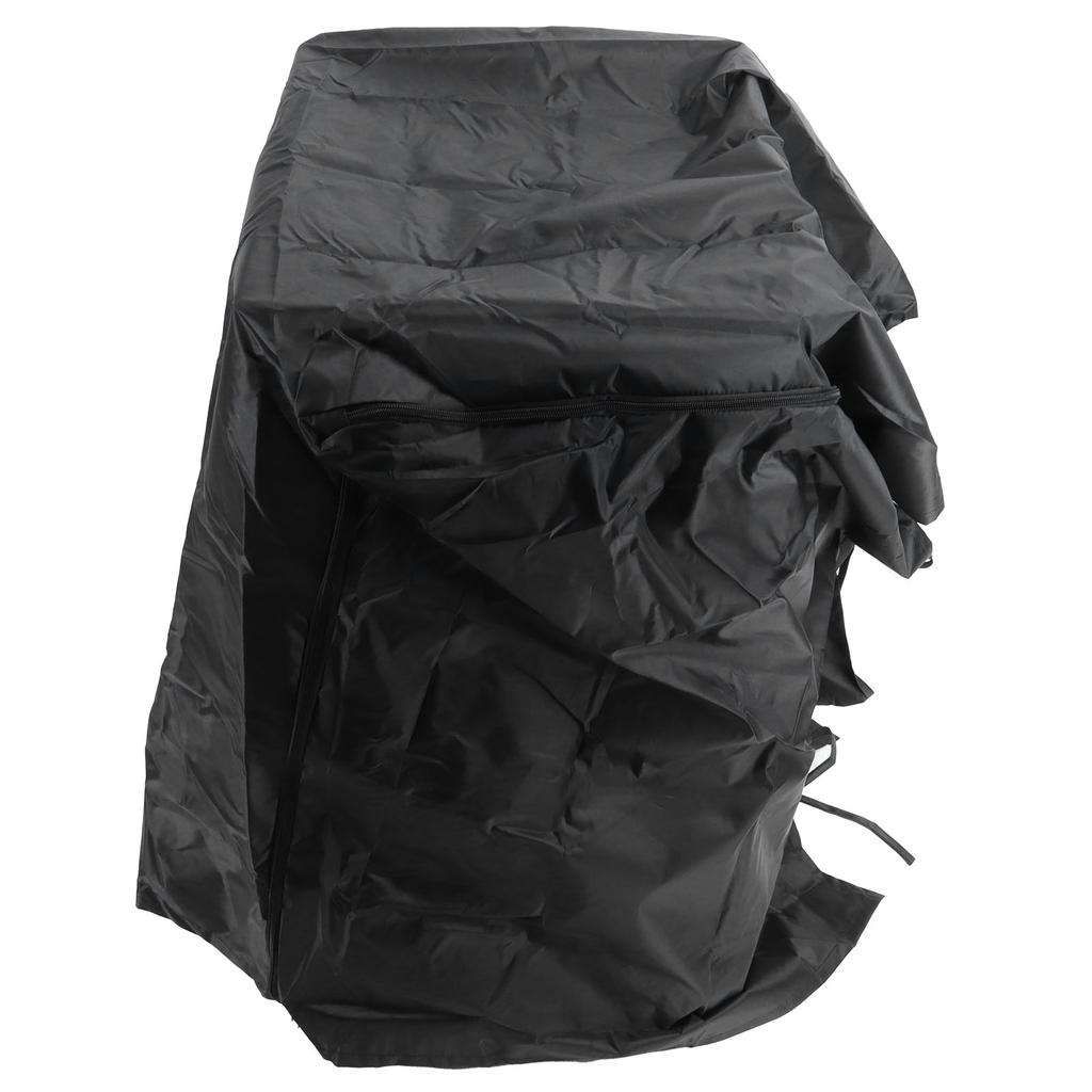 Washing Machine Cover 210D Silver Coated Oxford Cloth Balcony Dryer Protector 74x71x101cm Black