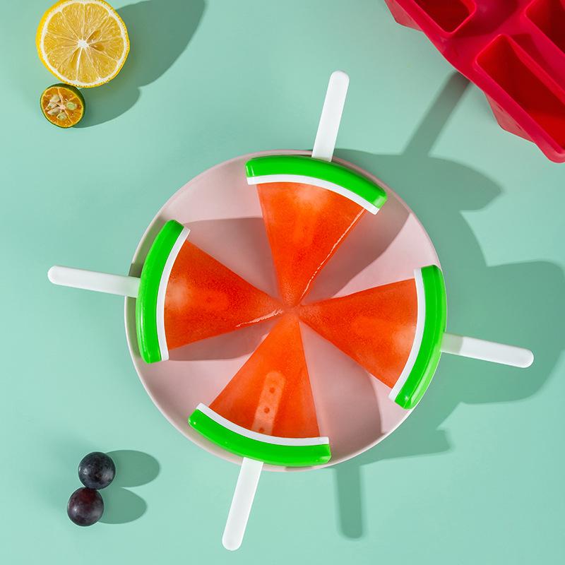 2021 Watermelon Popsicle & Ice Cream Mold with Lid – One-Piece DIY Mold
