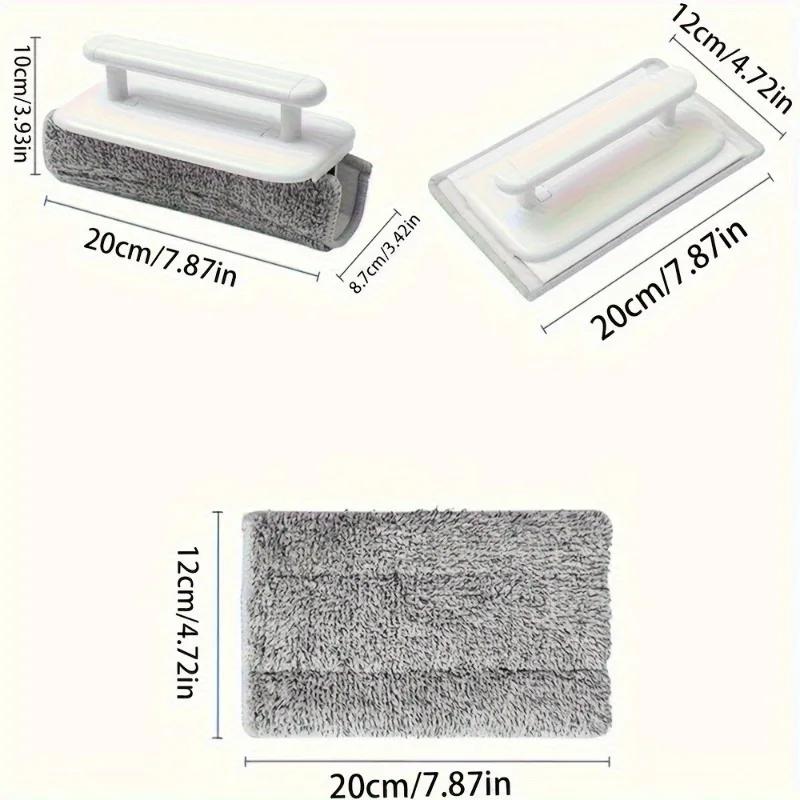 Xiaomi 2/1pcs Cleaning Brush Set with Handle and 1 Microfiber Cloth - Easy Slide Scraper Family Living Efficient Sliding Door