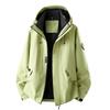 Men Women Winter Waterproof Windproof Hiking Jacket With Removable Down Liner Outdoor Camping Trekking Travel