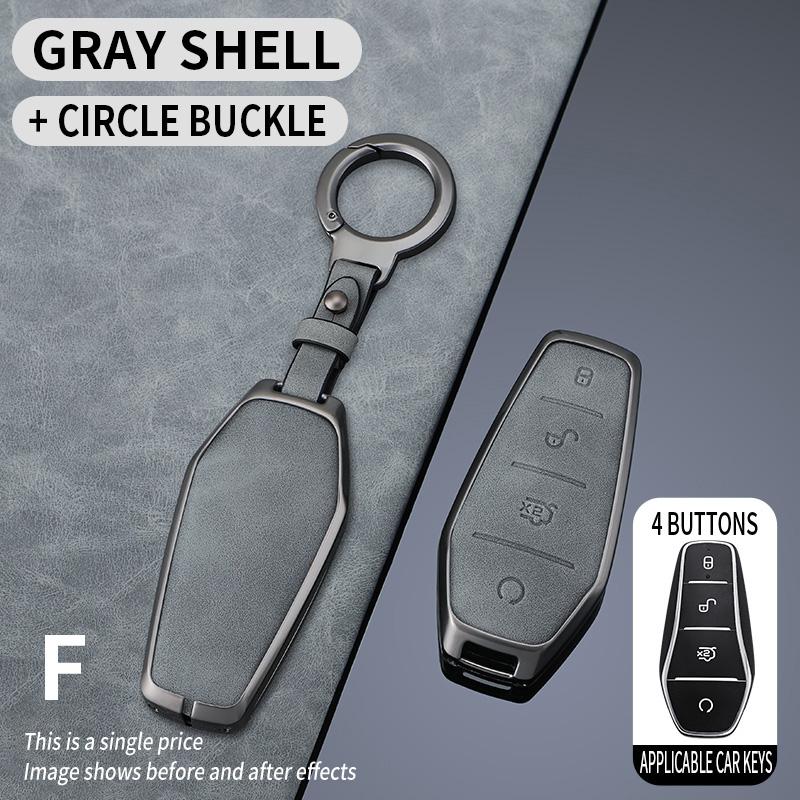 Car Key Case Cover For Byd Han Ev Tang Dm/Qin Plus/Song Pro/Max/Yuan Dolphin E2 Protector Auto Key Car Accessories
