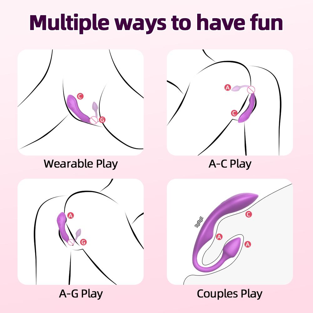 Remote Control Wearable Adult Vibrator Clitoral Stimulator with 10 Vibration Patterns Adult Erotic Products Female Masturbation Sex Toys