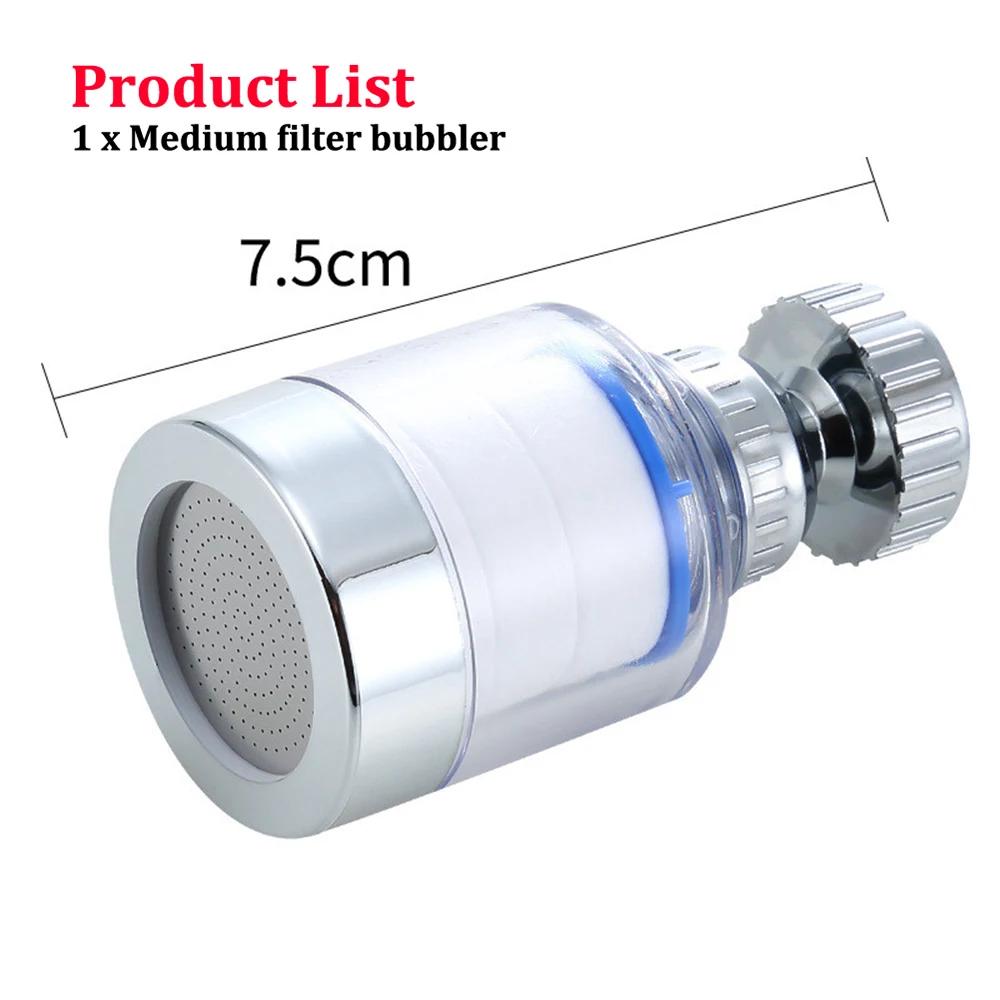 Faucet Water Filter For Kitchen Water Purification Filter Remove Chlorine Heavy Metals PP Cotton 360 Swivel Filtration Purifier