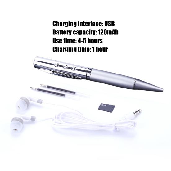 Mini MP3 Player Lossless Sound Support USB Charging TF Card Writable Pen Music