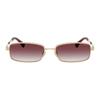 Chanel Logo Metal Rectangular Sunglasses Women Sunglasses Light-Gold CH4295-C4188H