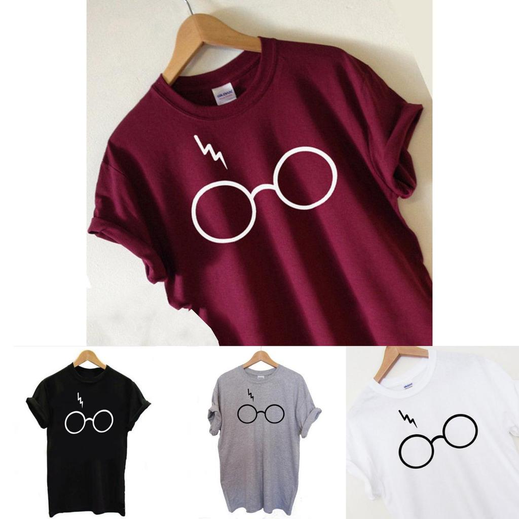 Tshirt Tendance Dete Femme Casual Glasses Impression Basique Tee Haut Shirts