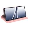 For Samsung Galaxy S26+ Kickstand Phone Case TPU+PU Leather Shoulder Phone Bag