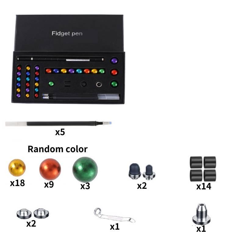 Ball Relief Stress Magnetic Sensory Fidget Toys Kids Adults Magic Pen Toy Diy