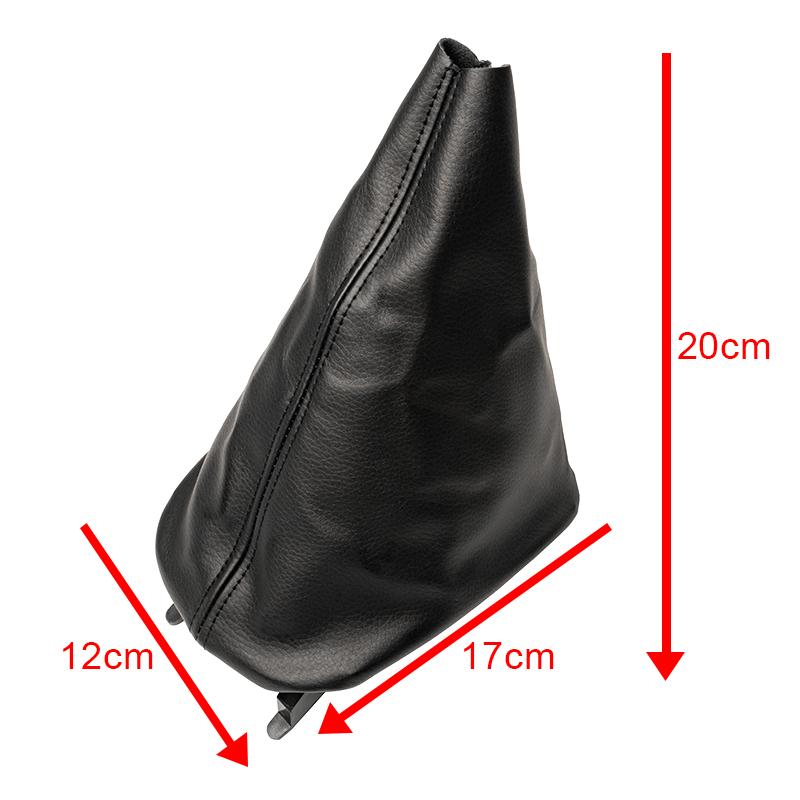 Manual Transmission Gear Shift Knob Gaiter Boot Transfer Lever Shifter For Seat Leon 1M1 Toledo II MK2 1998-2006 Car Accessories BLACK