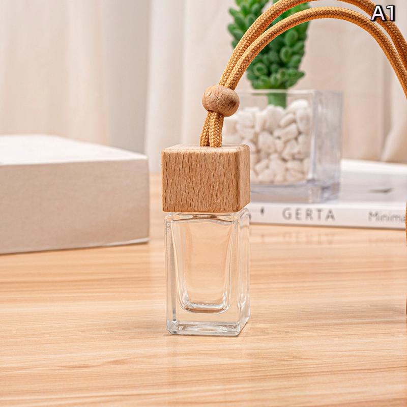 

Empty Pendant Auto Perfume Mini Perfume Bottles Glass Bottles Aromatherapy Essential Oil Container Hanging Diffuser Auto Decor