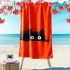 Black Cat Peeking Beach Towel Beach Towel Quick-drying for Travel Outdoor Sports Jogging Beach and Swimming